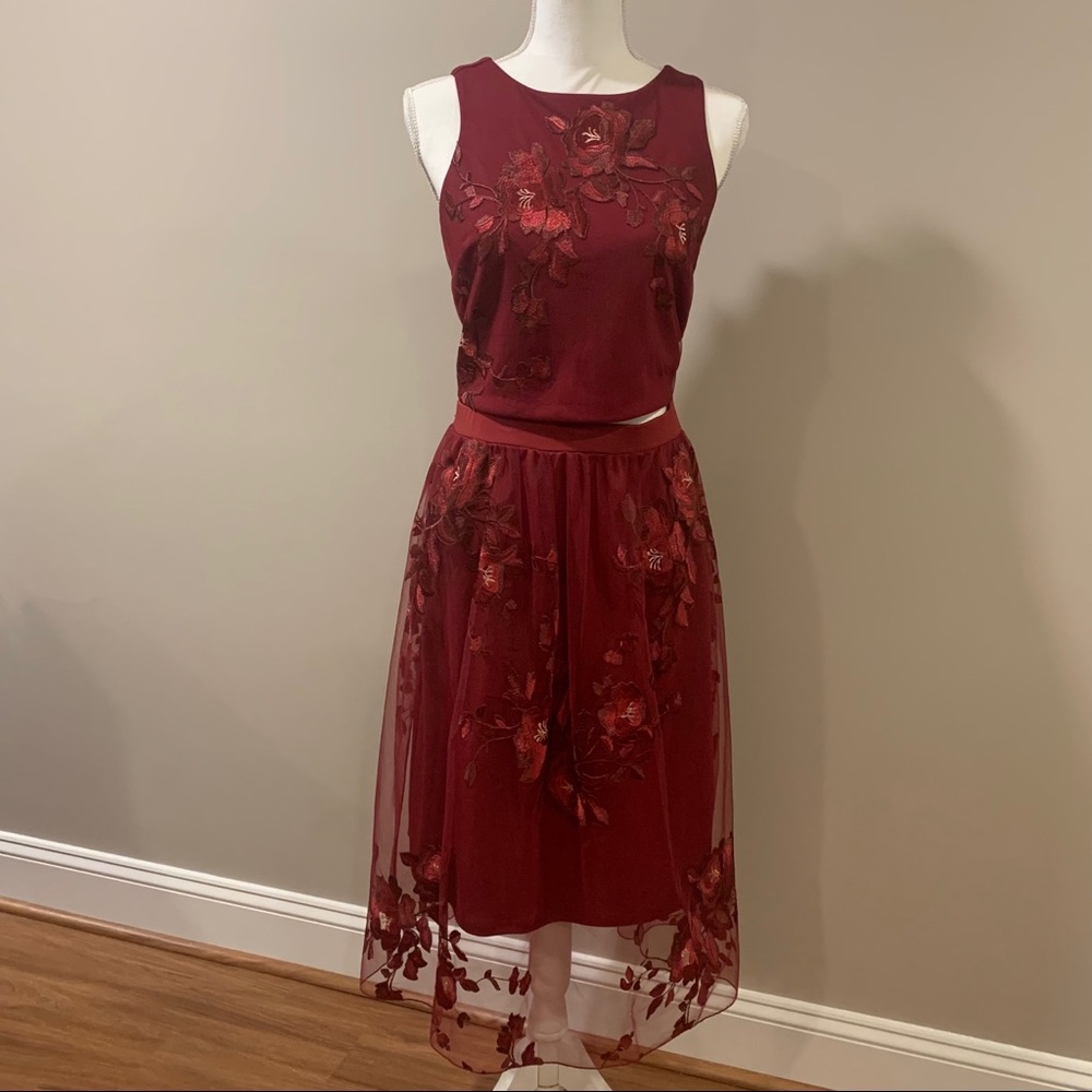 Two piece skirt/tank set
